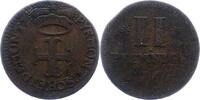 Waldeck 2 Pfennig Karl August Friedrich 1728-1763. -