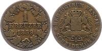 Nassau Kreuzer Adolph 1839-1866. -