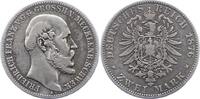 Mecklenburg-Schwerin 2 Mark Friedrich Franz II. 1842-1883. -