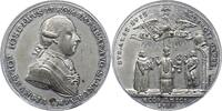 Haus Habsburg Zinnmedaille mit Kupferstift Josef II. 1780-1790. -