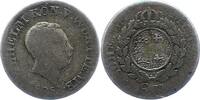 Württemberg 6 Kreuzer Wilhelm I. 1816-1864. -