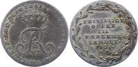 Dänemark 1/6 Taler Frederik VI. 1808-1839. -