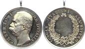 Italien-Königreich Silbermedaille Umberto I. 1878-1900. -