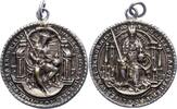 Erzgebirge Versilberte Bronzegussmedaille -