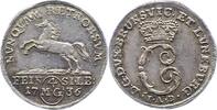Braunschweig-Wolfenbüttel 4 Mariengroschen Feinsilber Karl I. 1735-1780. -