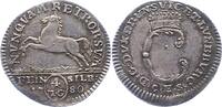 Braunschweig-Wolfenbüttel 4 Mariengroschen Feinsilber Karl I. 1735-1780. -
