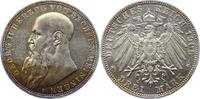 Sachsen-Meiningen 3 Mark Georg II. 1866-1914. -