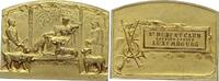 Luxemburg Bronzeplakette Charlotte 1919-1964. -