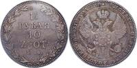 Russland 1 1/2 Rubel zu 10 Zloty Nikolaus I. 1825-1855. -