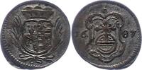 Sachsen-Albertinische Linie Pfennig Johann Georg III. 1680-1691. -
