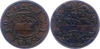 Mecklenburg-Rostock, Stadt Cu 3 Pfennig -