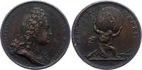 Frankreich Bronzemedaille Ludwig XV. 1715-1774. -