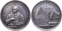 Sachsen-Albertinische Linie Sillbermedaille Friedrich August I. 1694-1733. -
