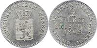 Hessen-Kassel 2 Silbergroschen Wilhelm II. 1821-1847. -