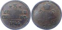 Russland 3 Kopeken Nikolaus I. 1825-1855. -