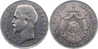 Frankreich 5 Francs Napoleon III. 1852-1870. -