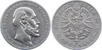 Mecklenburg-Schwerin 2 Mark Friedrich Franz II. 1842-1883. -