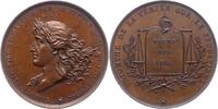Frankreich Bronzemedaille Charles X. 1824-1830. -