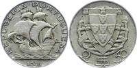 Portugal 2, 5 Escudos Republik seit 1910. -