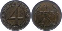 Weimarer Republik 4 Reichspfennig -