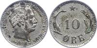 Dänemark 10 Öre 1 Christian IX. 1863-1906. -