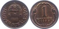 Ungarn 1 Filler Admiral Miklos Horty 1920-1944. -