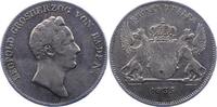 Baden-Durlach Taler 1835 Leopold 1830-1852. Fast sehr schön