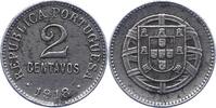 Portugal 2 Centavos Republik seit 1910. -