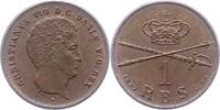 Dänemark 1 Rigsbankskilling Christian VIII. 1839-1848. -