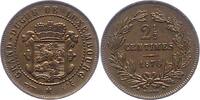 Luxemburg 2 1/2 Centimes Wilhelm III. 1849-1890. -