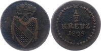Baden-Durlach 1/2 Kreuzer Karl Friedrich 1738-1806. -