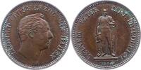 Baden-Durlach Gedenkkreuzer 1844 Leopold 1830-1852. Vorzüglich - Stempelglanz