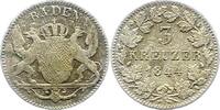 Baden-Durlach 3 Kreuzer Leopold 1830-1852. -