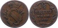 Baden-Durlach 1/2 Kreuzer Karl Friedrich 1738-1806. -