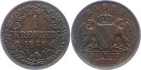 Baden-Durlach Kreuzer Friedrich I. 1852-1907. -