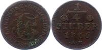 Jülich-Berg Cu 1/4 Stüber 1 Karl Theodor 1742-1799. -