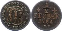 Jülich-Berg 1/2 Stüber 1 Karl Theodor 1742-1799. -