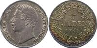 Württemberg 1/2 Gulden Wilhelm I. 1816-1864. -