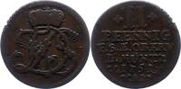 Sachsen-Weimar-Eisenach 2 Pfennig Friedrich III. von Gotha-Altenburg, als Vormund 1749-1755. -