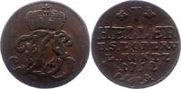Sachsen-Weimar-Eisenach Heller Friedrich III. von Gotha-Altenburg, als Vormund 1749-1755. -