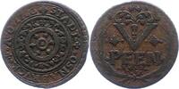 Osnabrück-Stadt 5 Pfennig 1726 Fast sehr schön 22,00 EUR Differenzbesteuert nach §25a UStG zzgl. 5,00 EUR Versand