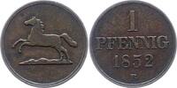 Braunschweig-Wolfenbüttel I Pfennig Kupfer Wilhelm 1831-1884. -