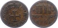 Waldeck 4 Pfennig Karl August Friedrich 1728-1763. -