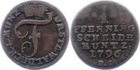 Waldeck Pfennig Friedrich 1763-1812. -