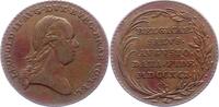 Haus Habsburg Bronzemedaille Leopold II. 1790-1792. -