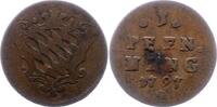 Bayern Pfennig Karl Theodor 1777-1799. -