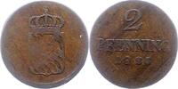 Bayern 2 Pfennig Maximilian I. Joseph 1806-1825. -