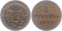Bayern Pfennig Maximilian II. Joseph 1848-1864. -