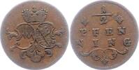 Würzburg-Bistum 1/2 Pfennig Franz Ludwig von Erthal 1779-1795. -