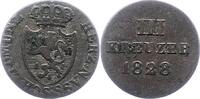 Nassau 3 Kreuzer Wilhelm 1816-1839. -